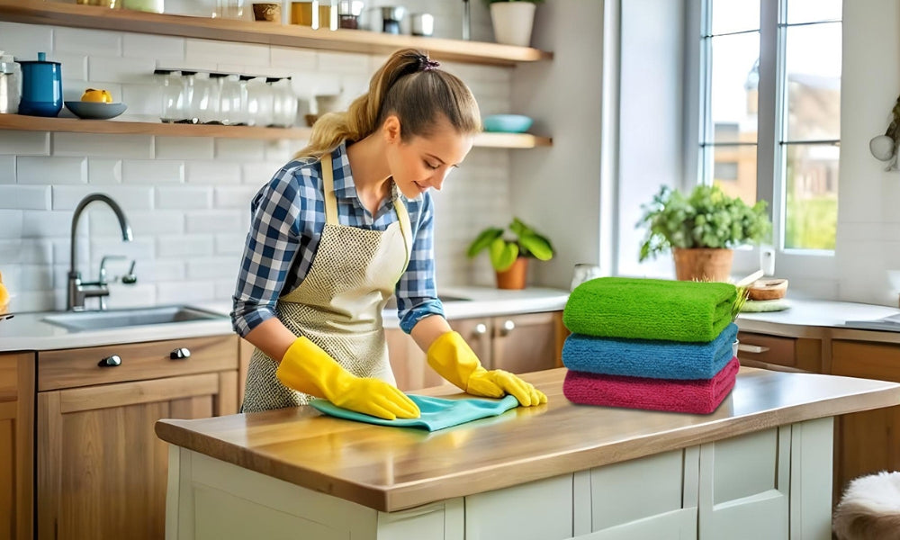 Why Microfibre Cloths Are a Must-Have in Every Home Cleaning Kit