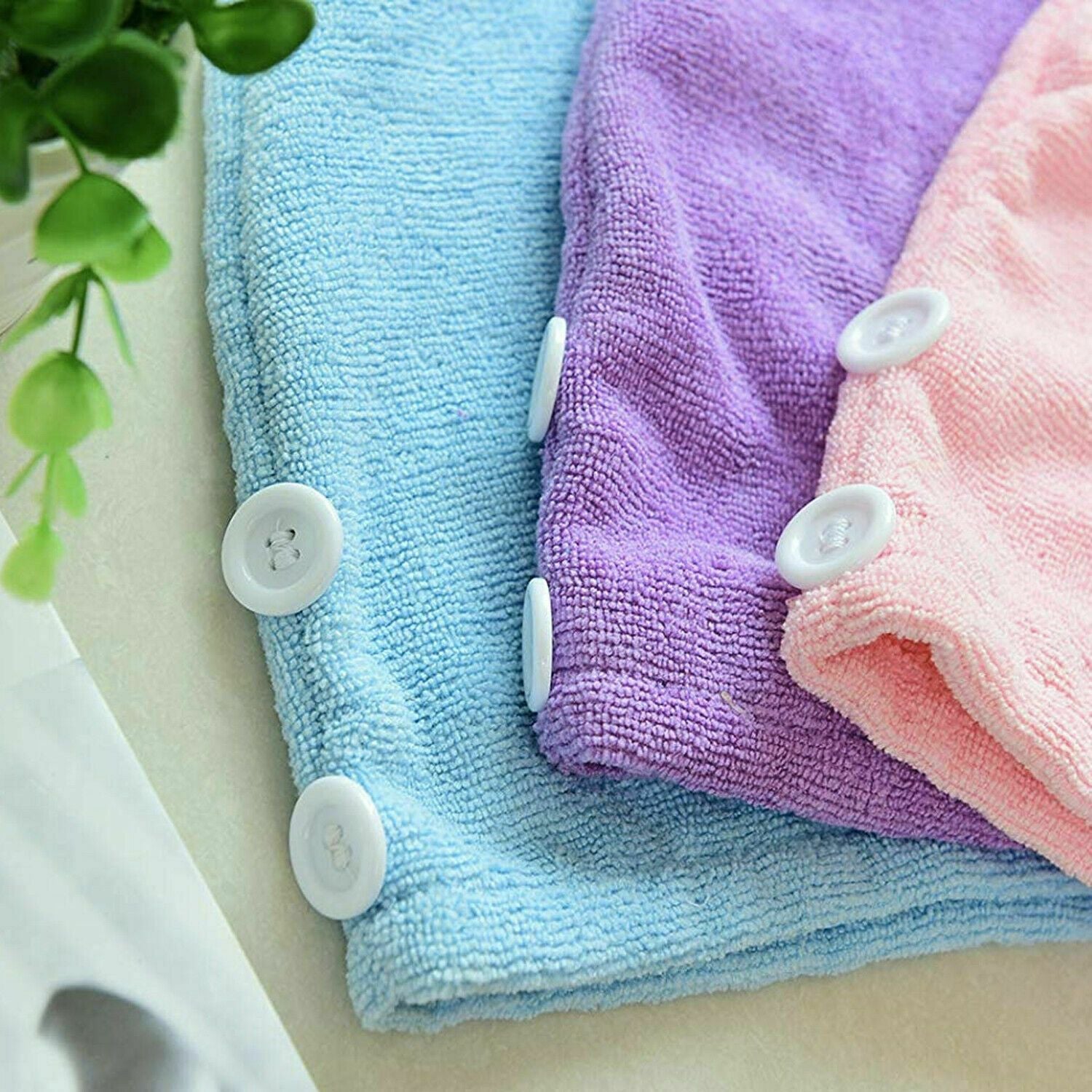 Microfibre Hair Turban Towels - Cut Down The Hair Drying Time