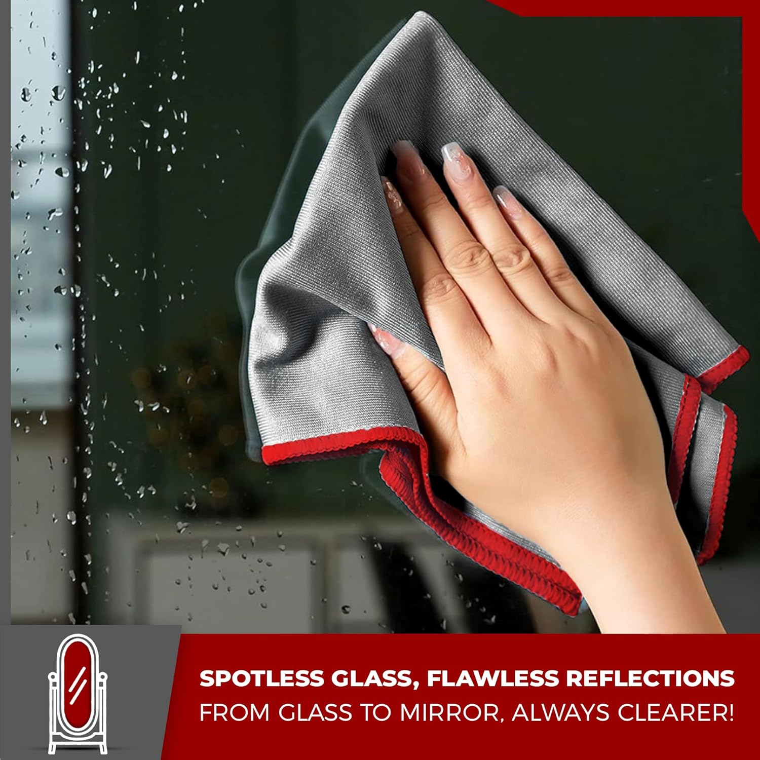 Olympus Microfibre Glass Cleaning Cloth – Professional Grade