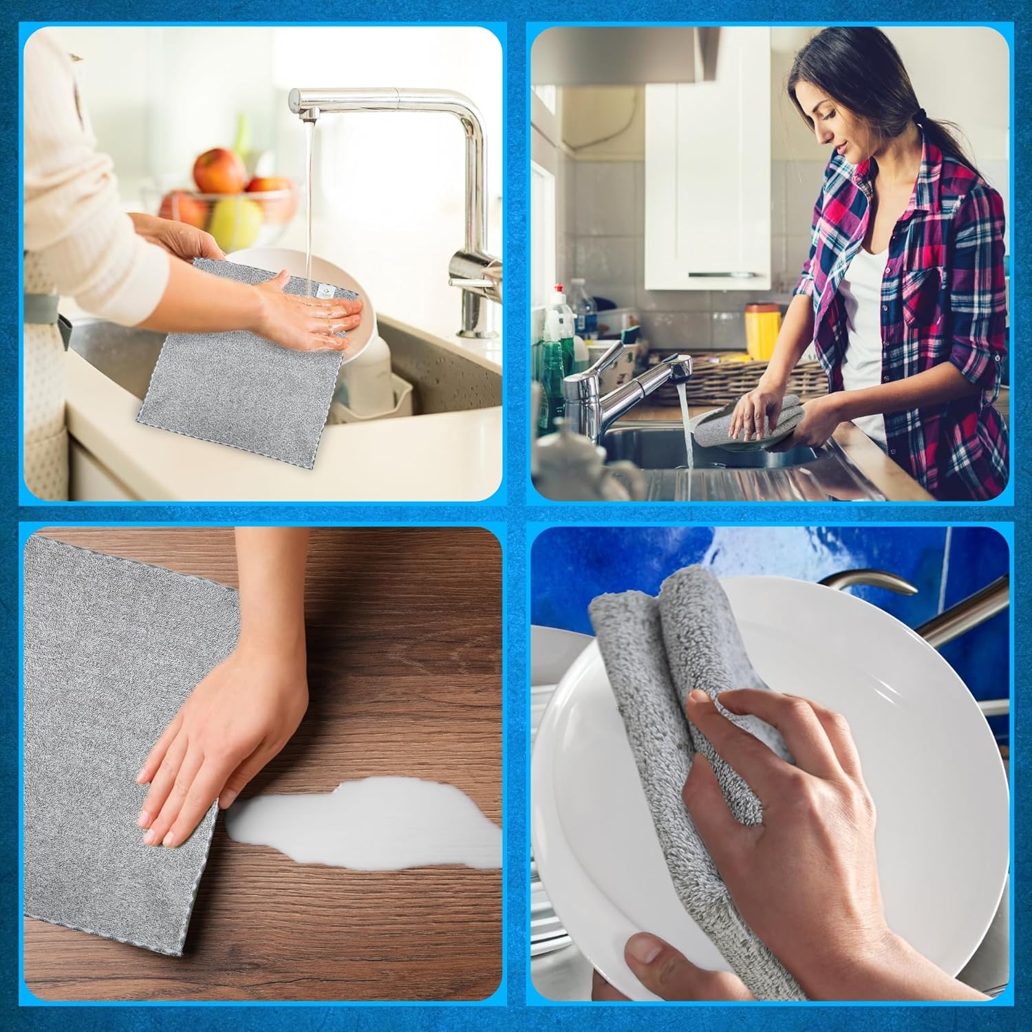 Avery High Performance Microfibre Kitchen Cleaning Cloths