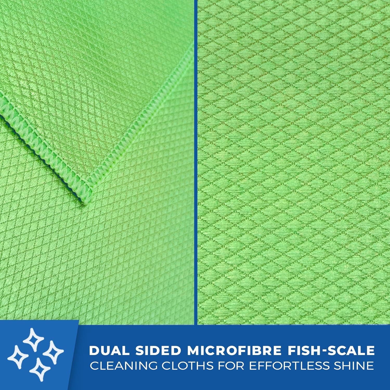 Vivid Microfibre Glass Gleaming Cloth – Professional Grade