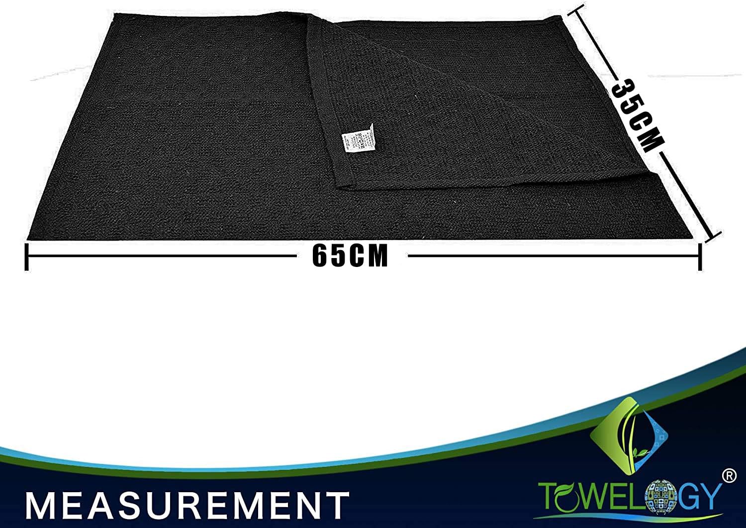 Measurement Pack of 12 Dish Kitchen Cotton Tea Towels