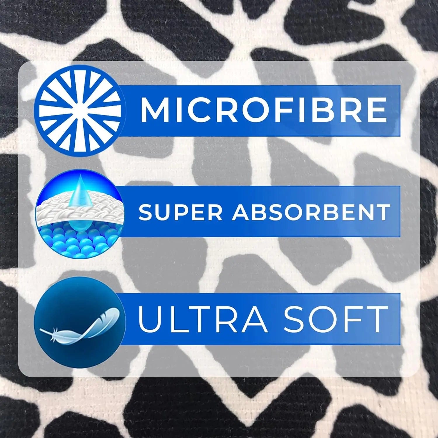 Printed Microfibre Multipurpose Kitchen Dish Towels  | Towelogy