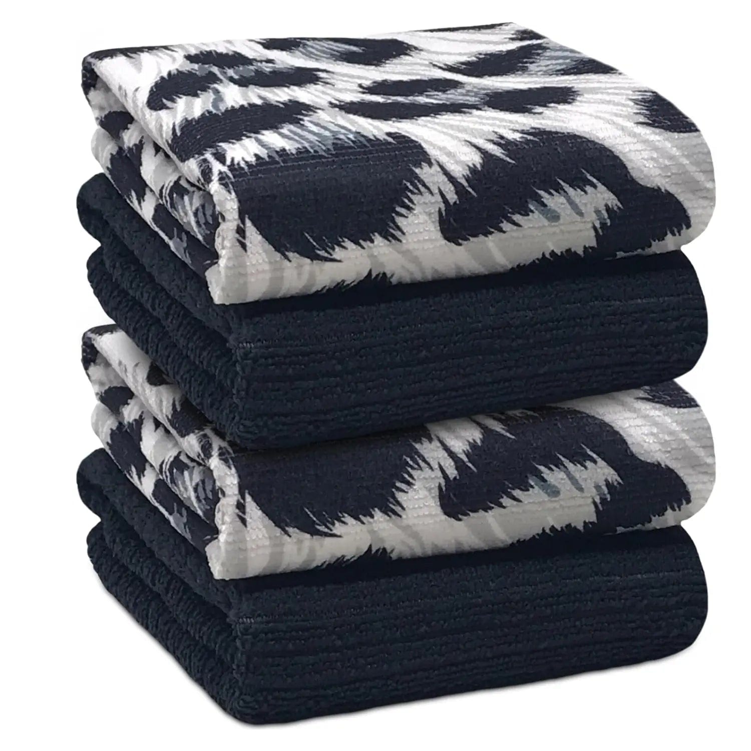 black Cheetah Printe towels