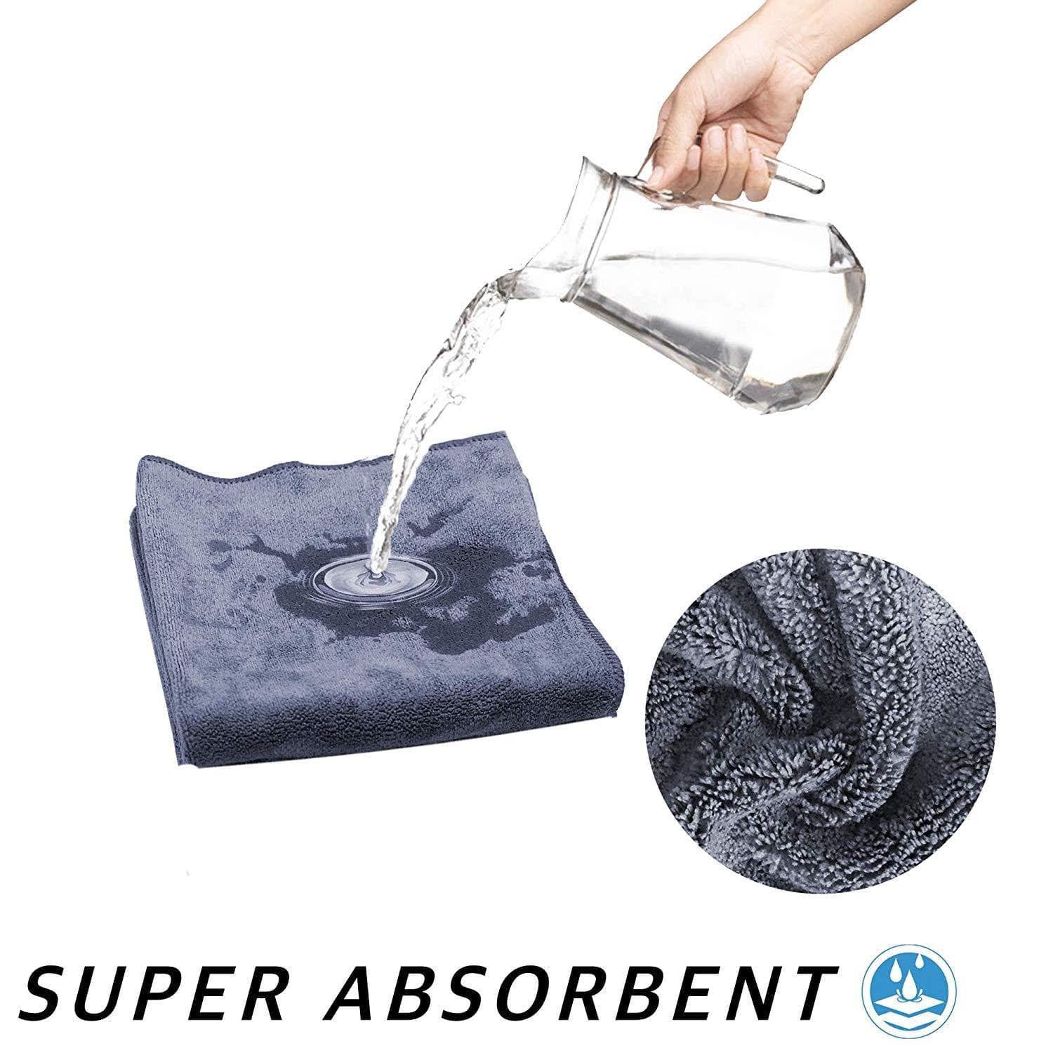 Towelogy Car Polishing Cloths Baron Edgeless Microfibre Polishing Cloths Superb Absorbency 420gsm