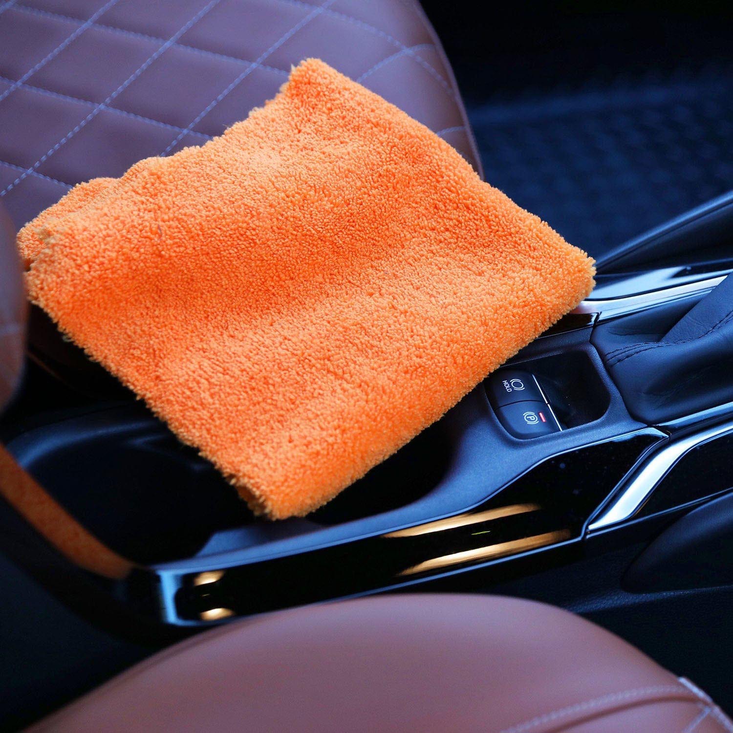 Towelogy Car Polishing Cloths Baron Edgeless Microfibre Polishing Cloths Superb Absorbency 420gsm