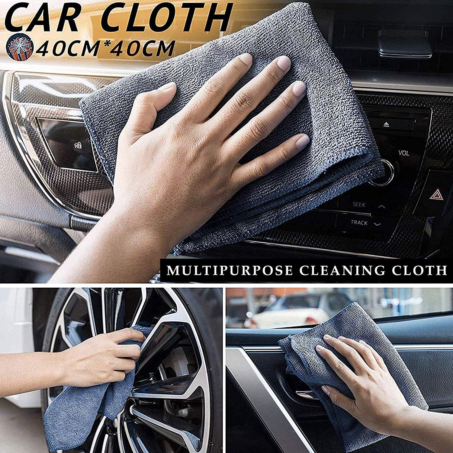 Towelogy Car Polishing Cloths Baron Edgeless Microfibre Polishing Cloths Superb Absorbency 420gsm