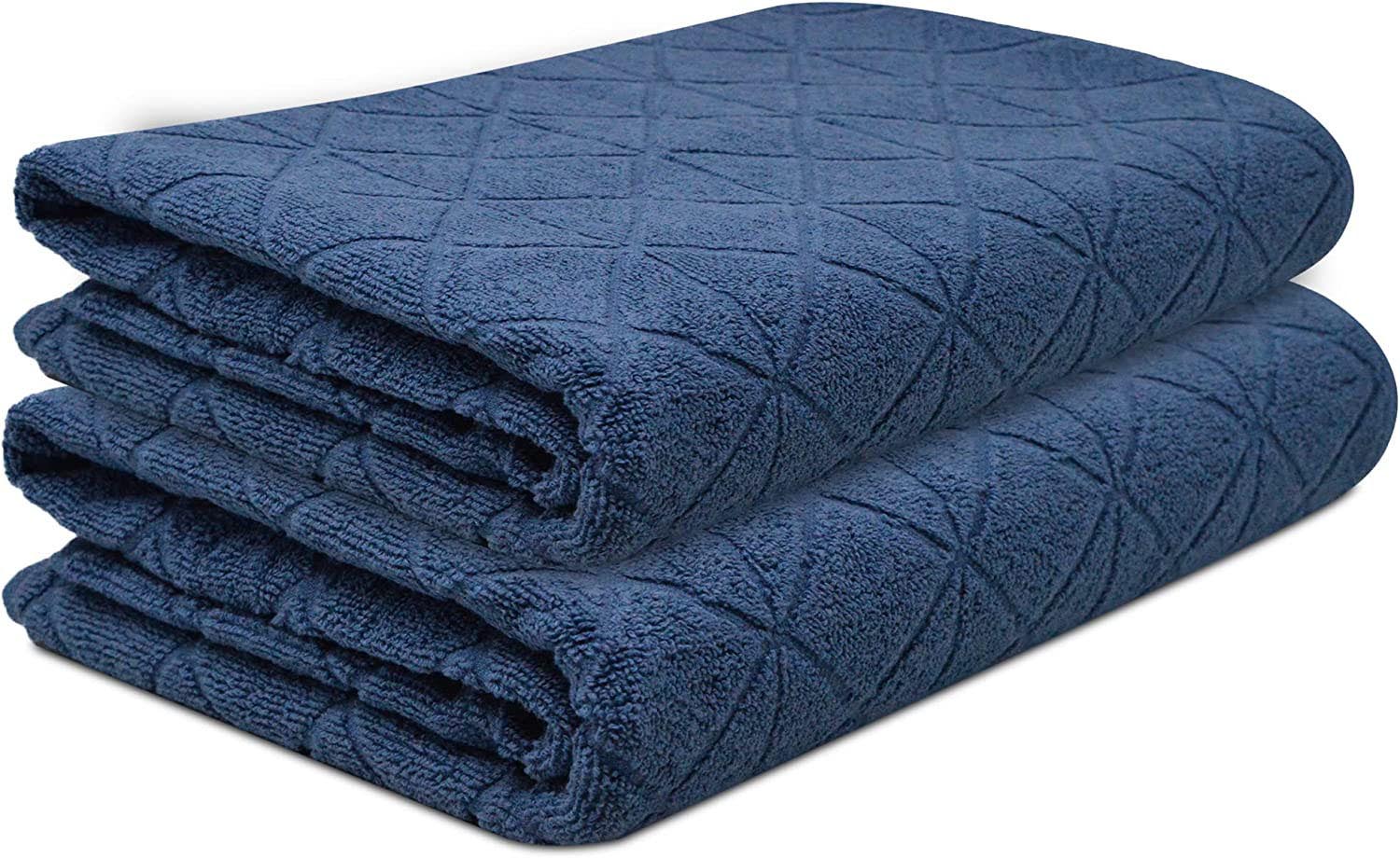 Towelogy Bath Towels & Washcloths Hand Towels 50x80cm / Navy Canterbury Bath Towels Set - Hand Bath Towels & Bath Sheets