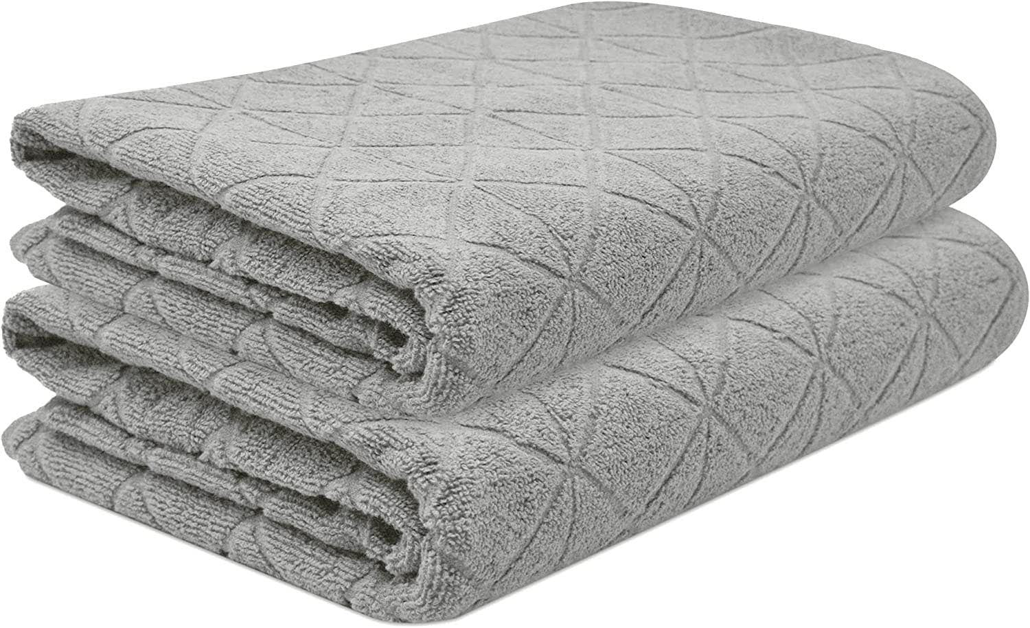 Towelogy Bath Towels & Washcloths Hand Towels 50x80cm / Silver Canterbury Bath Towels Set - Hand Bath Towels & Bath Sheets