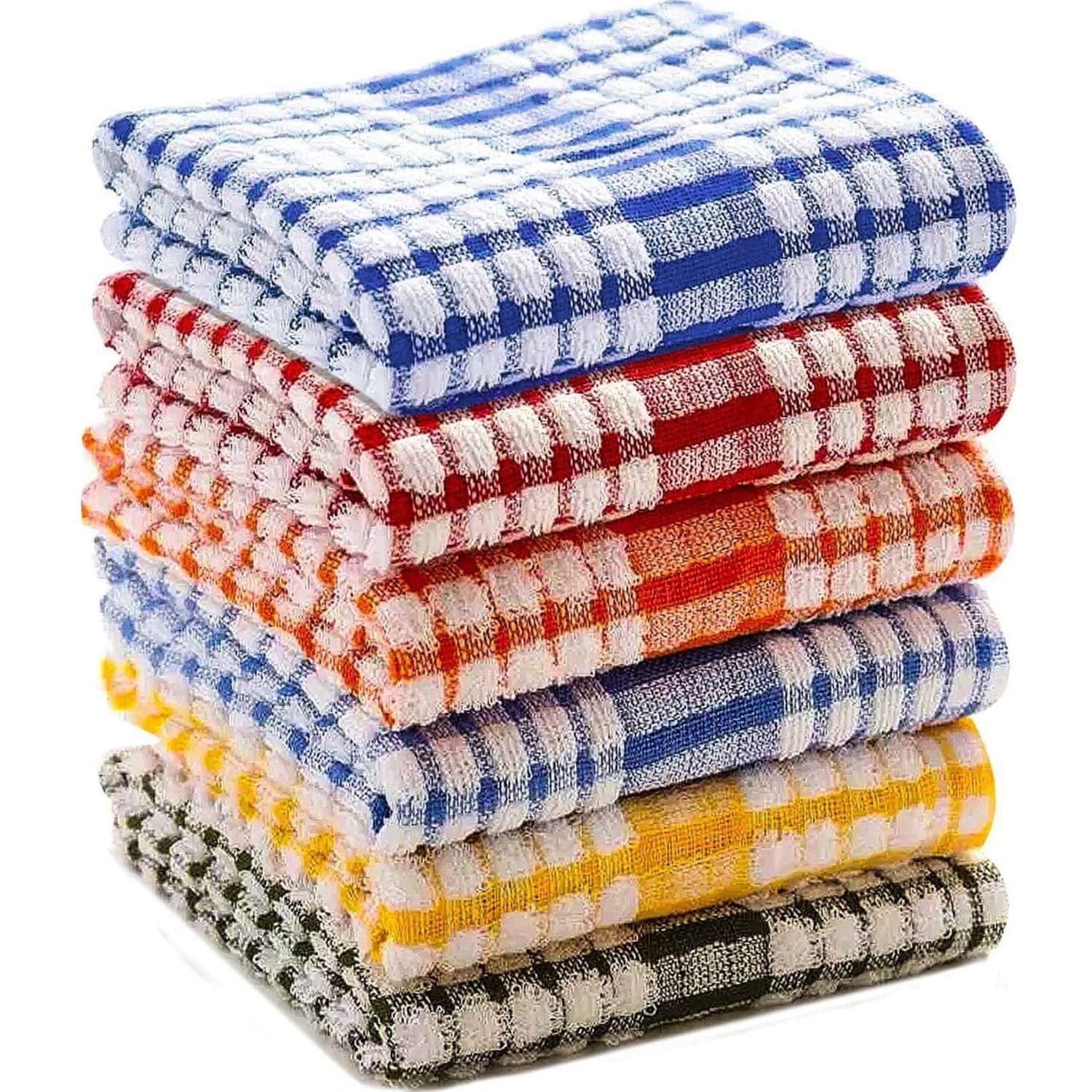 Towelogy Kitchen Towel Windsor Cotton Dobby Weave Kitchen Towels – Premium Absorbent Tea Towels