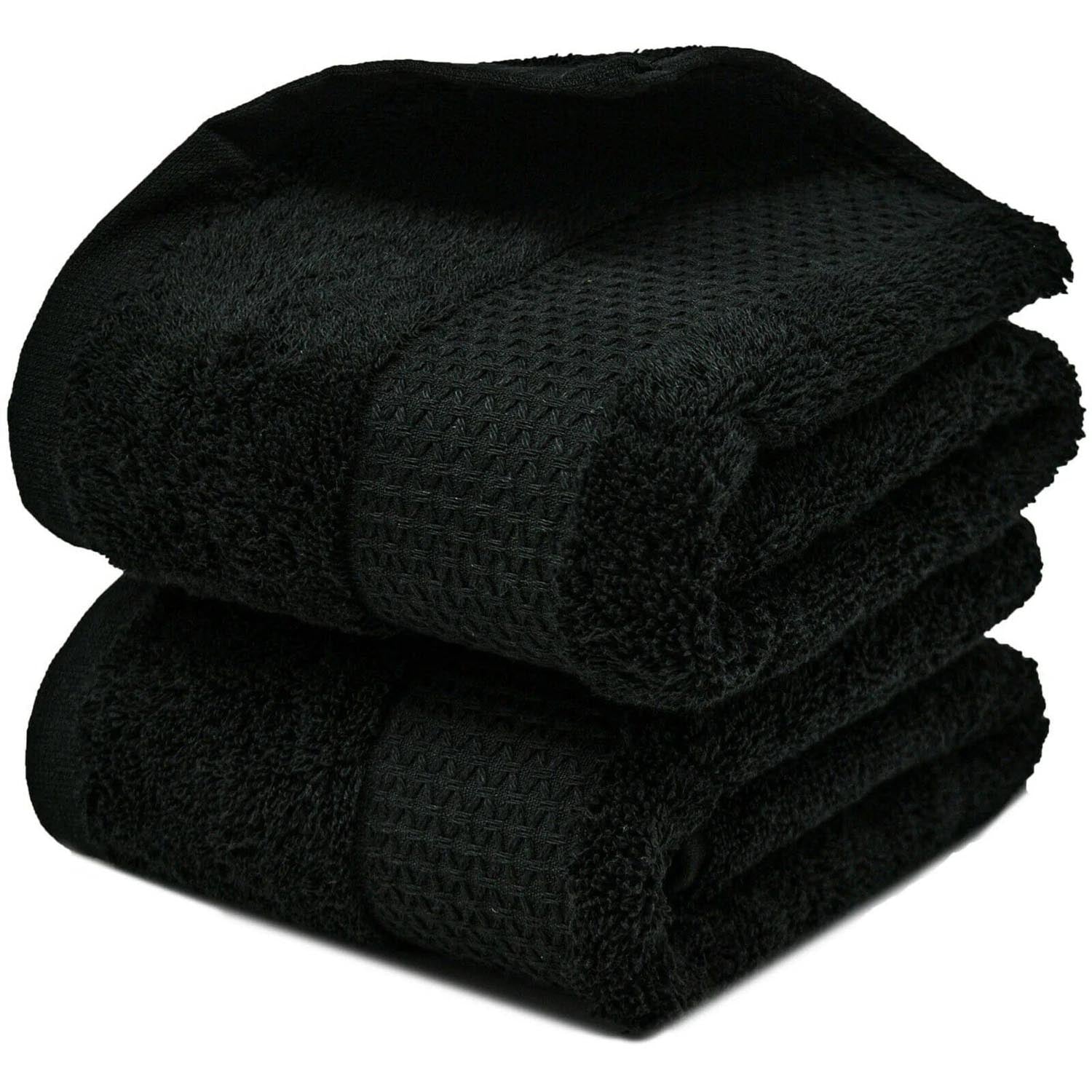 Towelogy Bath Towels & Washcloths Hand Towels 50x80cm / Black Dorset Luxury Hand Bath Jumbo Bath Sheets Set Plush and Thick