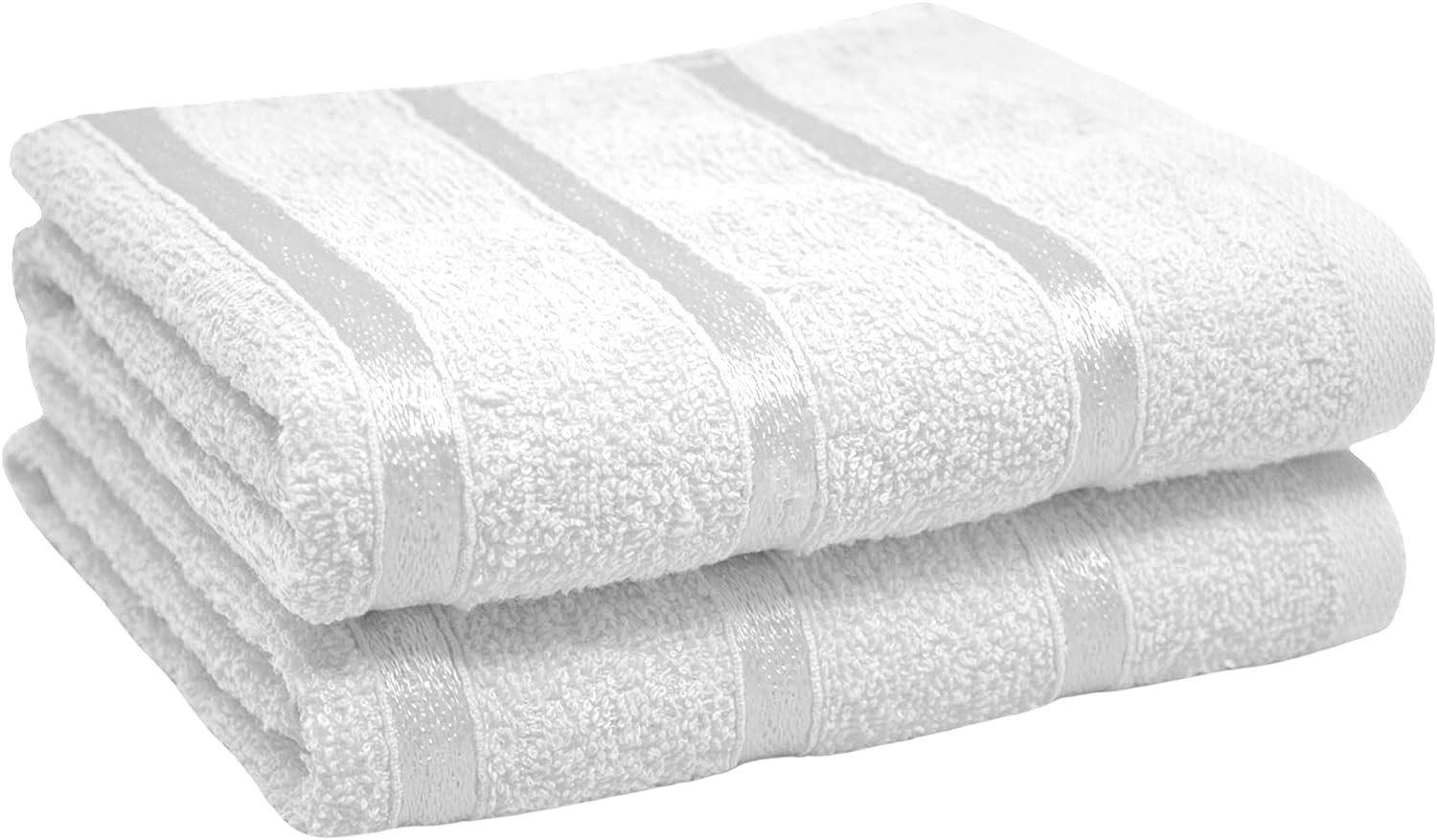 Towelogy Hand Towels White / Pack of 2 Egyptian Cotton Hand Towel Set Ultra-Soft and Absorbent