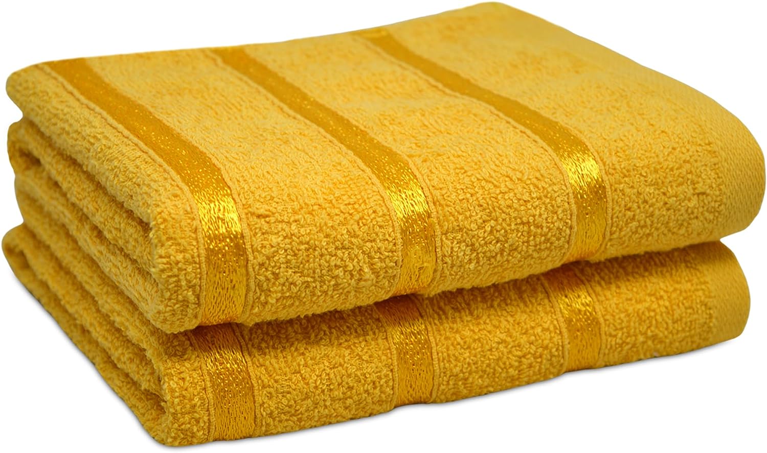 Towelogy Hand Towels Ochre / Pack of 2 Egyptian Cotton Hand Towel Set Ultra-Soft and Absorbent