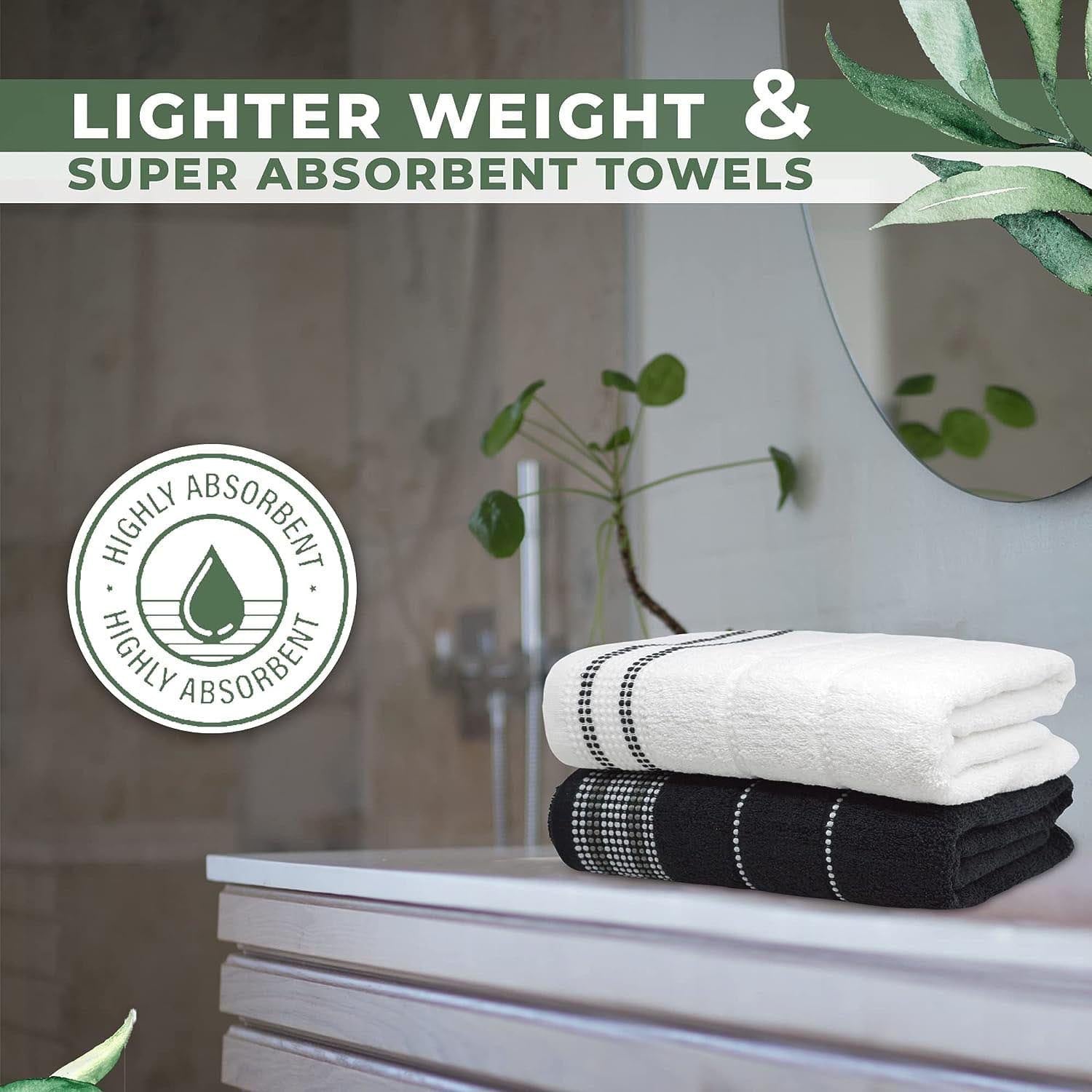 Towelogy Bath Towels & Washcloths Falmouth Bath Towels Set - Hand Bath Towels & Bath Sheets