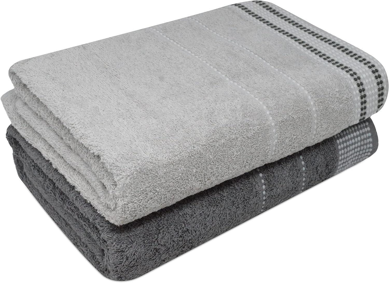 Towelogy Bath Towels & Washcloths Grey / Hand Towels 50x80cm Falmouth Bath Towels Set - Hand Bath Towels & Bath Sheets