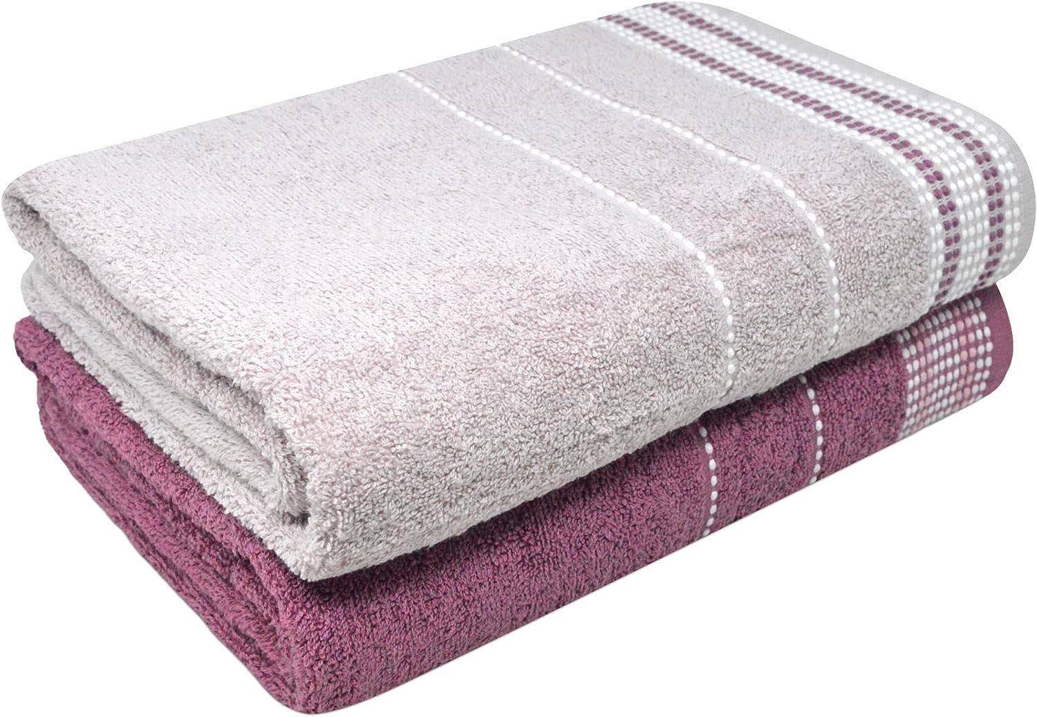 Towelogy Bath Towels & Washcloths Pink / Hand Towels 50x80cm Falmouth Bath Towels Set - Hand Bath Towels & Bath Sheets