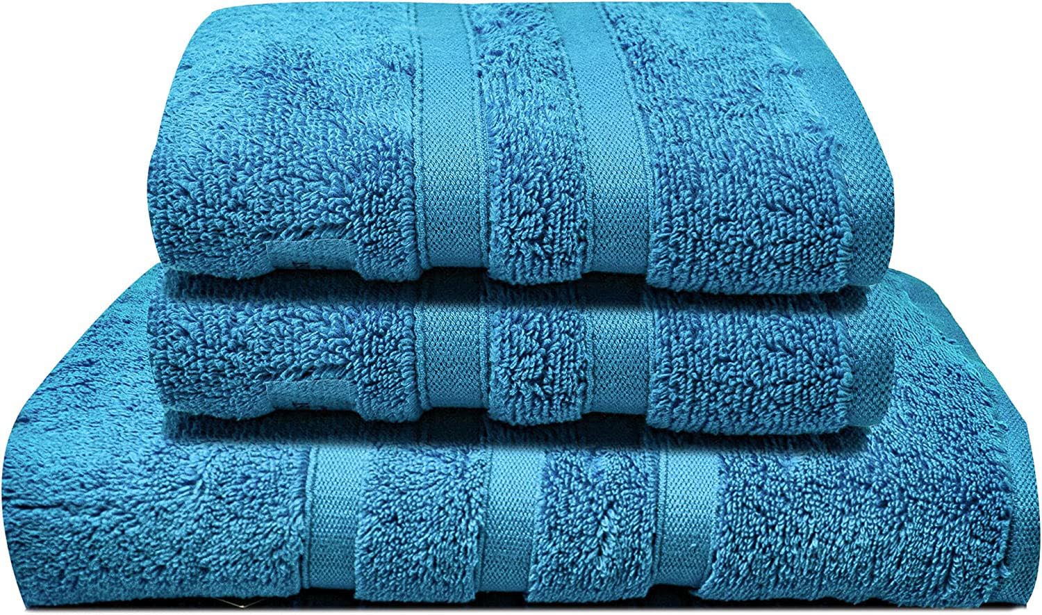 Towelogy Bath Towels & Washcloths Turquoise / 1 Hand + 1 Bath Lincoln Zero Twist Plush Gift Bath Bale Sets