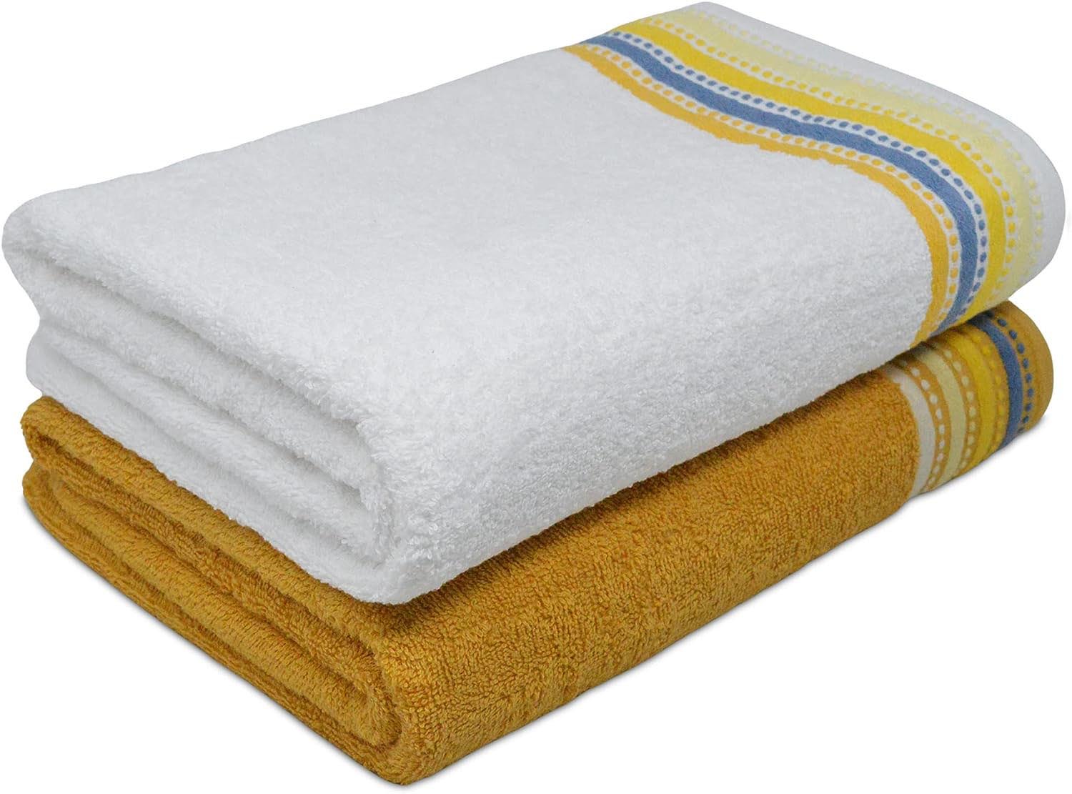 Towelogy Bath Towels & Washcloths Hand Towels 50x80cm / Ochre Louth Bath Towels Set - Hand Bath Towels & Bath Sheets