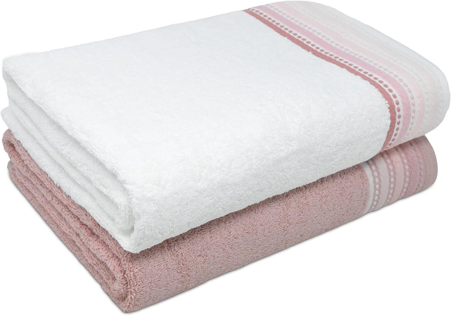 Towelogy Bath Towels & Washcloths Hand Towels 50x80cm / Blush Louth Bath Towels Set - Hand Bath Towels & Bath Sheets