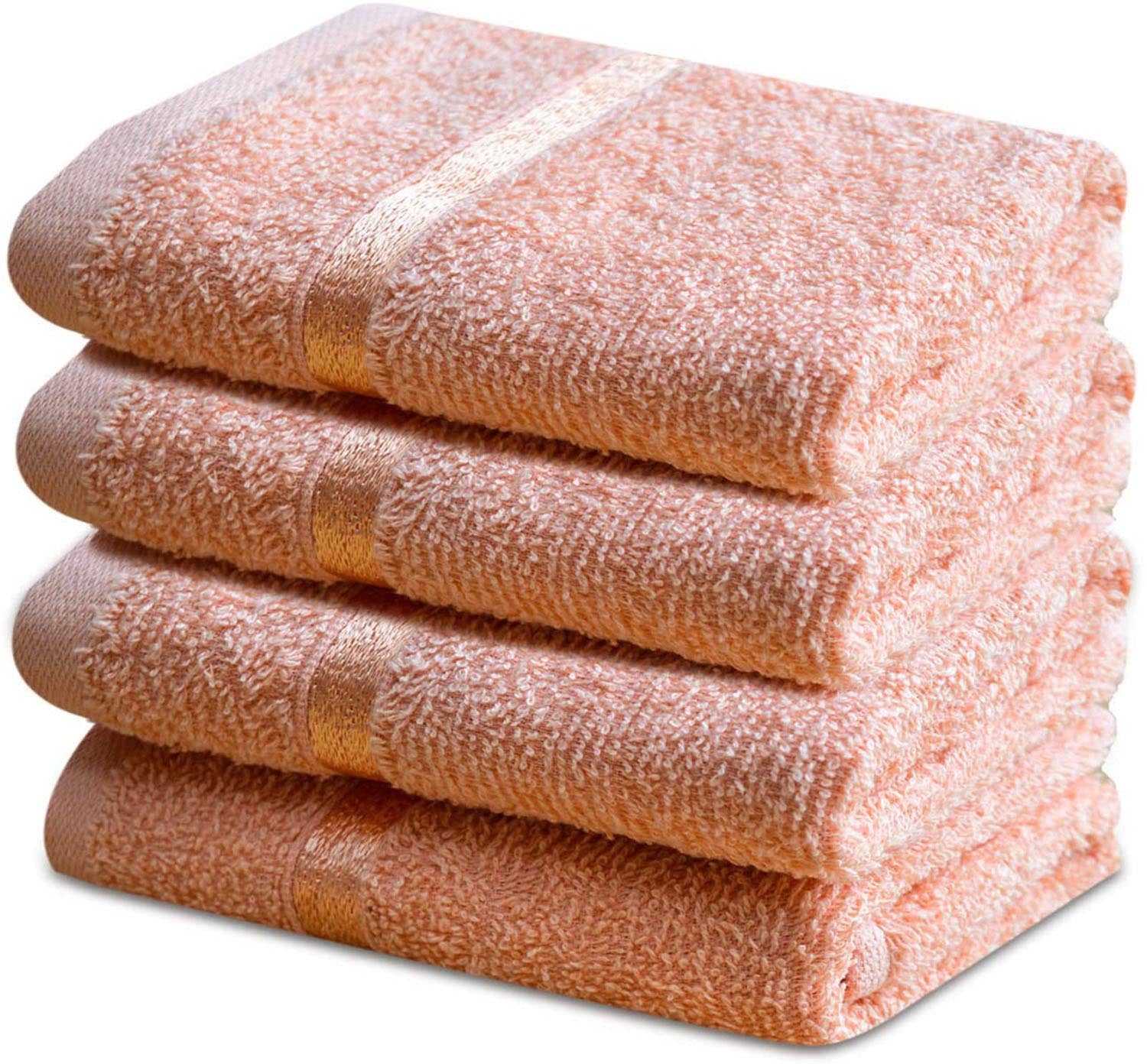 Towelogy Face Towels Blush Karen Reusable Face Cloths Cotton Washcloths Hypoallergenic