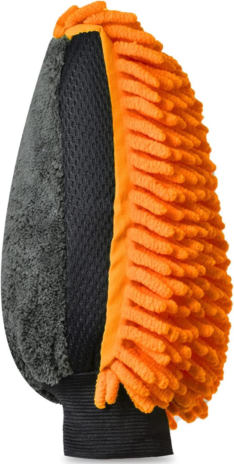 Towelogy Wash Mitt Nofel Car Washing Mitt Microfibre Noodle Dusting Polish Glove