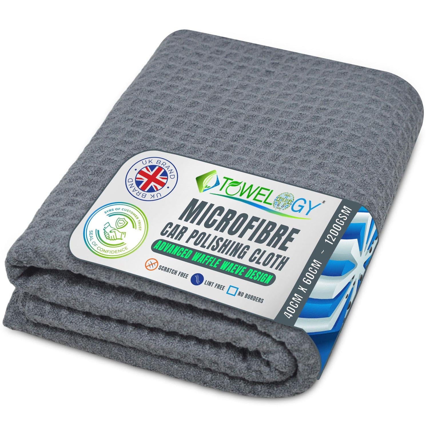 Towelogy Car Cleaning Cloths Renault Microfibre Car Interior Cleaning Cloths Waffle Weave