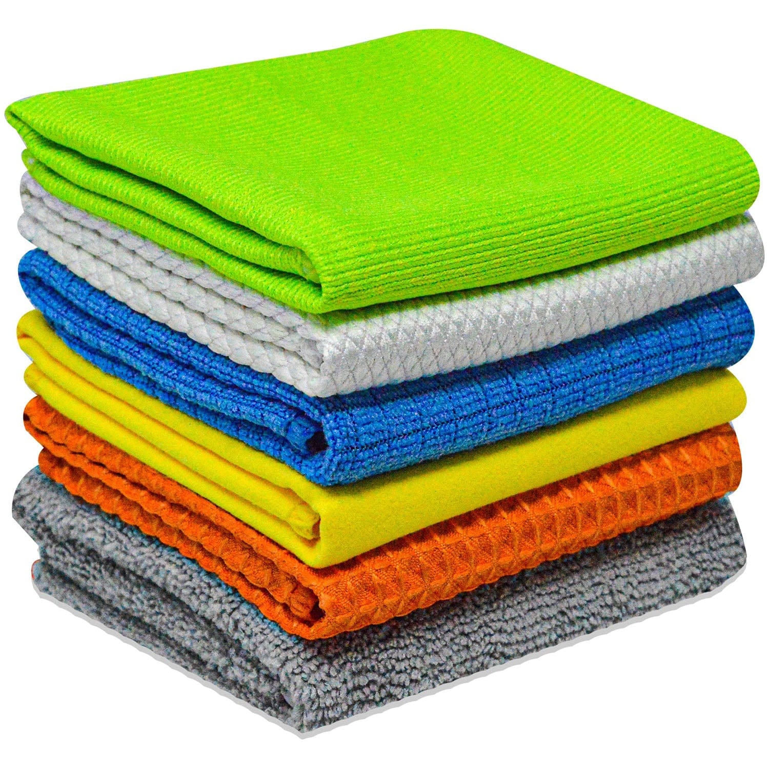 Towelogy General Cleaning Towel VersaPro Microfibre Cleaning Cloths - Household Starter Set of 6