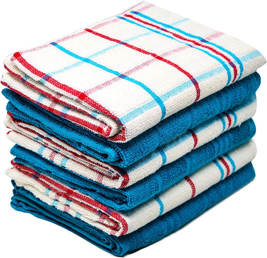 Kitchen Dish Towels, 16 Inch x 25 Inch Bulk Cotton Kitchen Towels