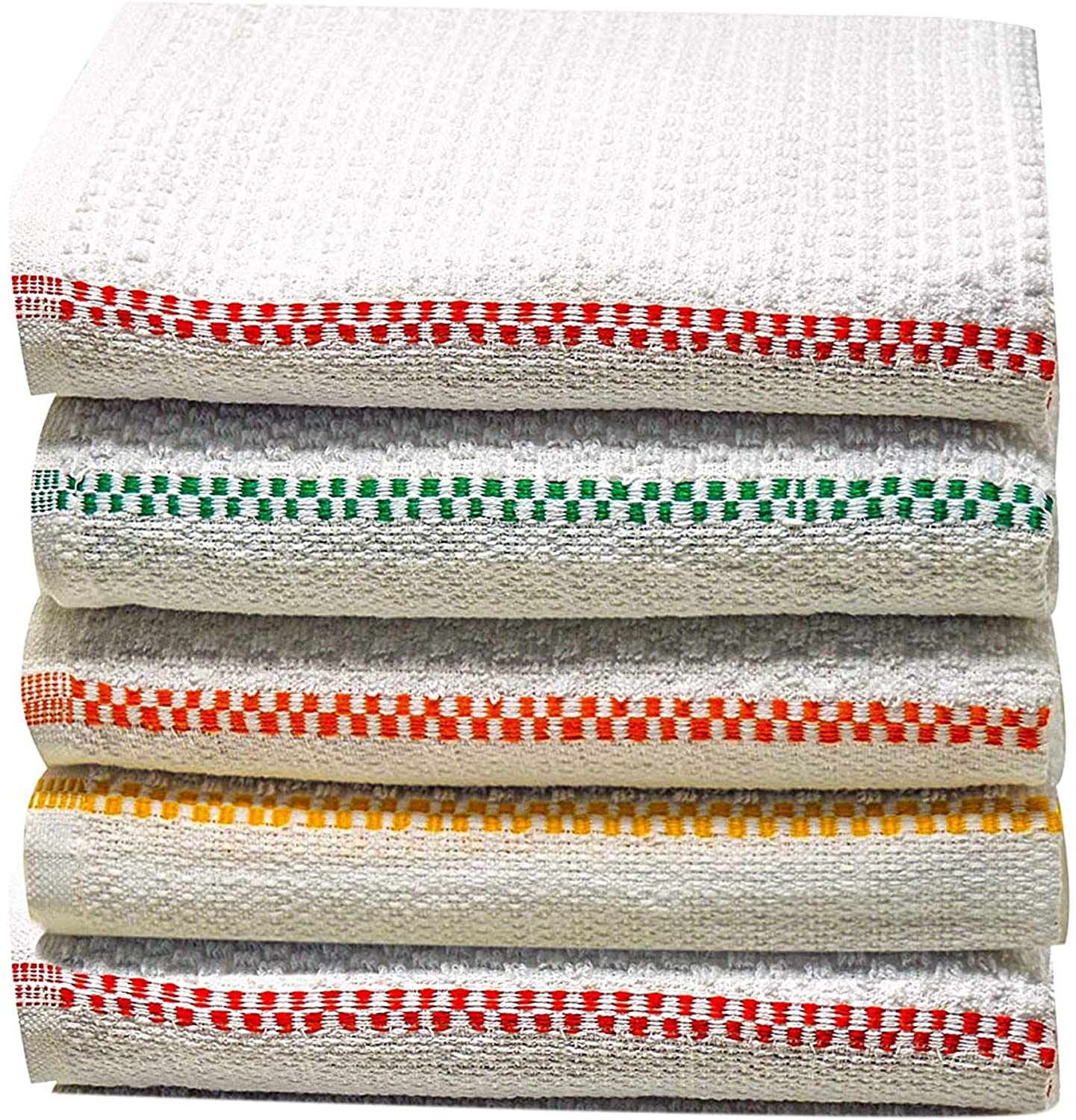 Weave-White-Multi-Coloured-Kitchen-Towels