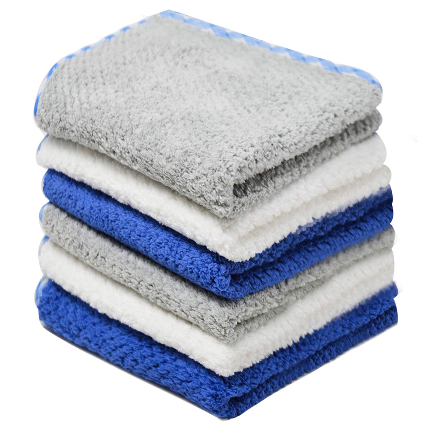 4x Double Sided Microfibre Cloth