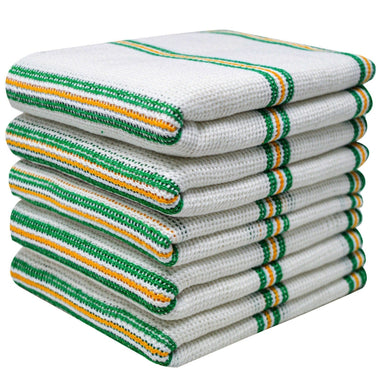 100% Cotton Terry Jumbo Multi Tea Towel Kitchen Dish Check Extra Large 50 x  70cm