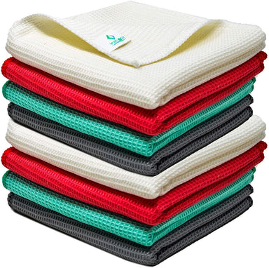 10pcs Durable Microfiber Auto Car Cleaning Towels Soft Absorbent Wash Towel  Cloths Duster (Size:30x30cm)