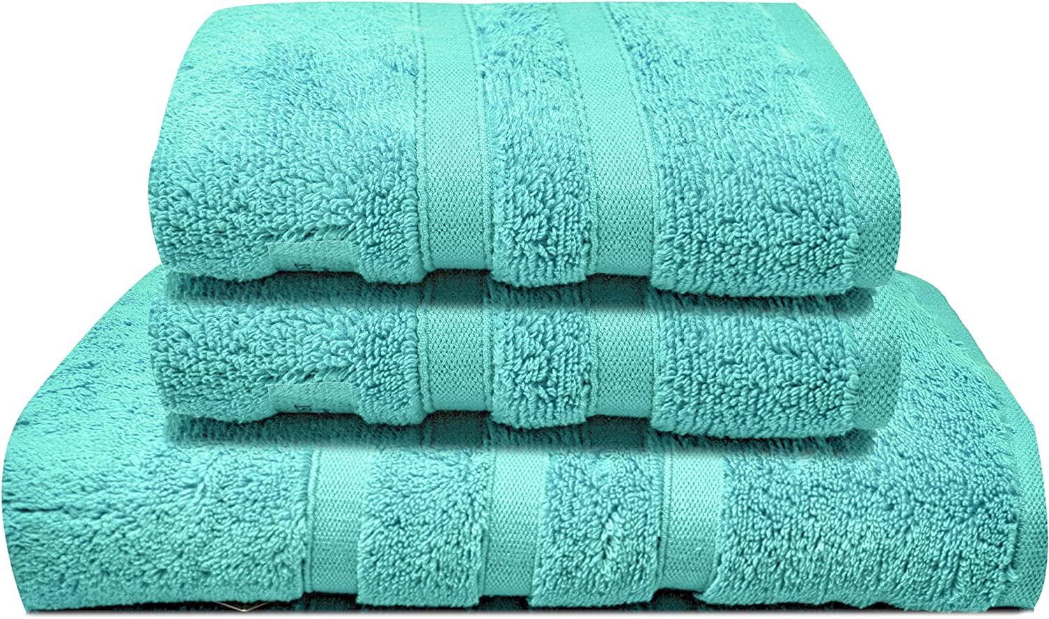 Towelogy Bath Towels & Washcloths Aqua / 1 Hand + 1 Bath Lincoln Zero Twist Plush Gift Bath Bale Sets