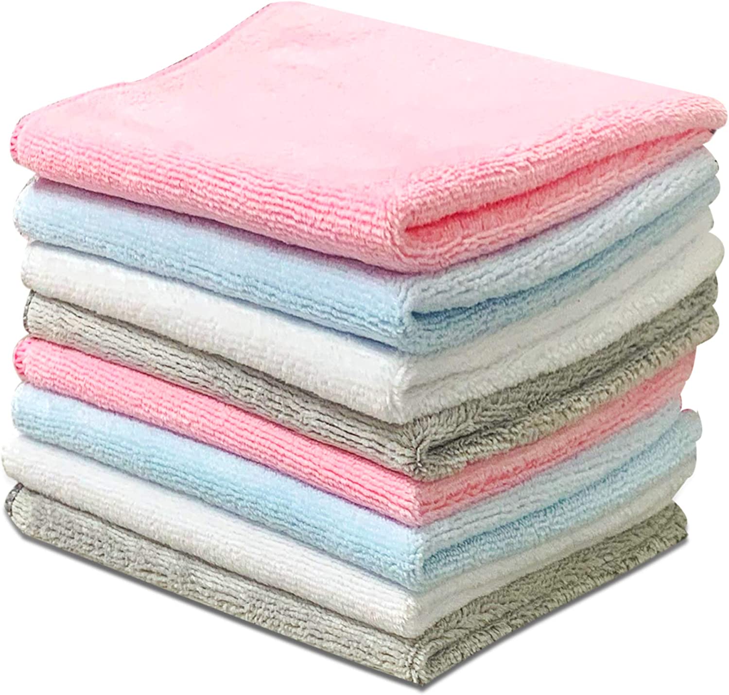 Towelogy Face Towels Vera Microfibre Face Cloths - Effective Makeup Remover and Cleansing Washcloths